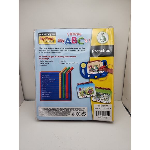 Leap Frog My First LeapPad: I Know My ABCs Interactive Book & Cartridge - Picture 2 of 5